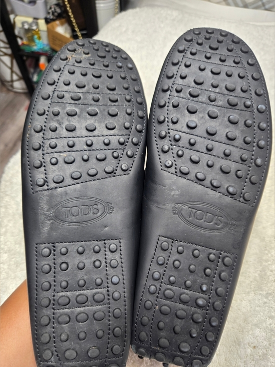 Tod\'s Black Leather Slip On Driving Loafers Size 8 Men main image 10